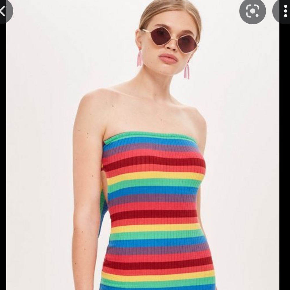 Topshop Bandeau Dress - Picture 13 of 13